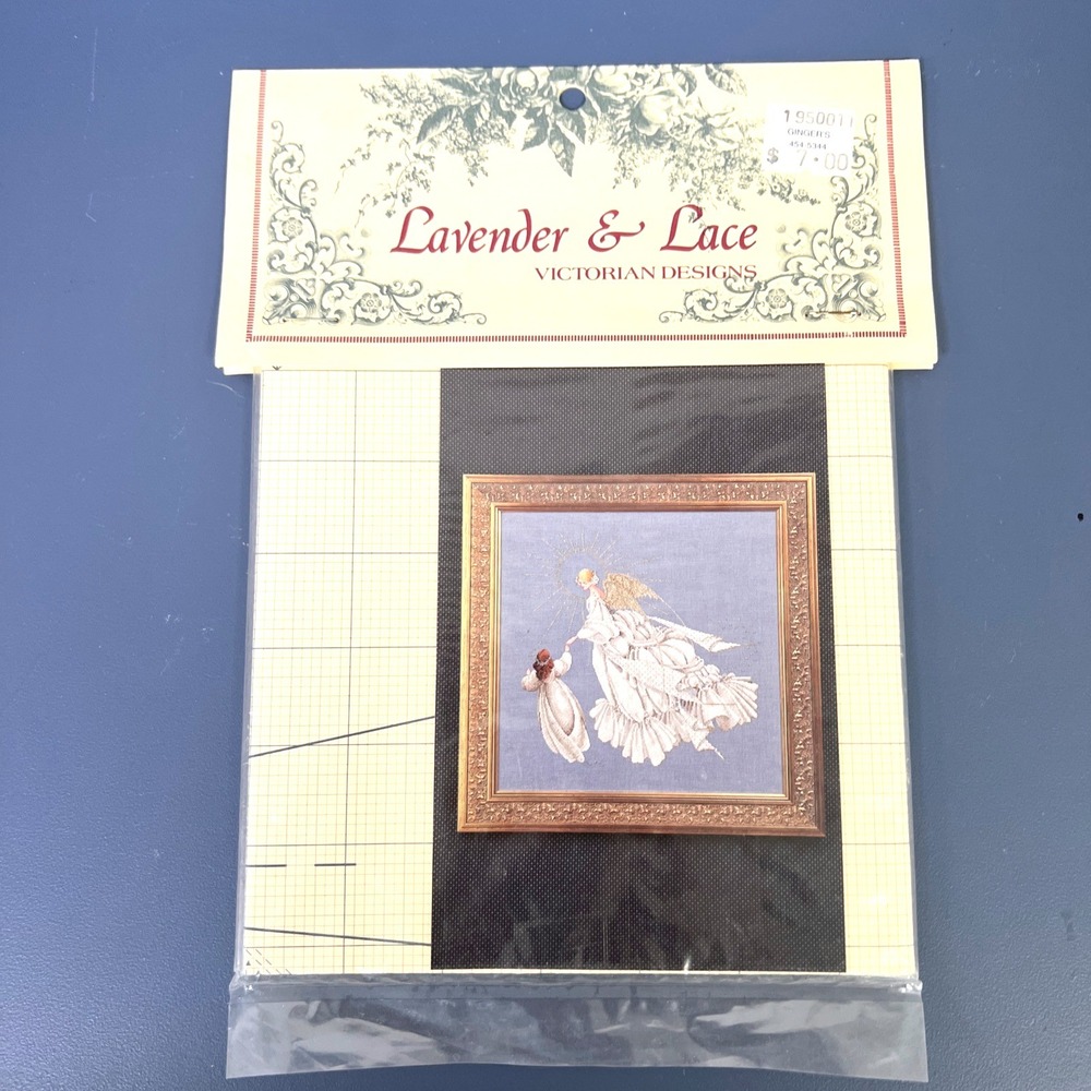 Lavender & Lace Oh, Angel Of Mercy Told In A Garden L&L 28 Design Area 64 1/4x 1